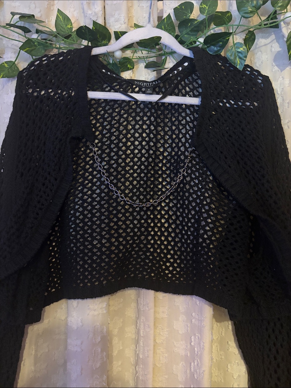 Torrid Nightfall Chain Ultra Crop Cardigan